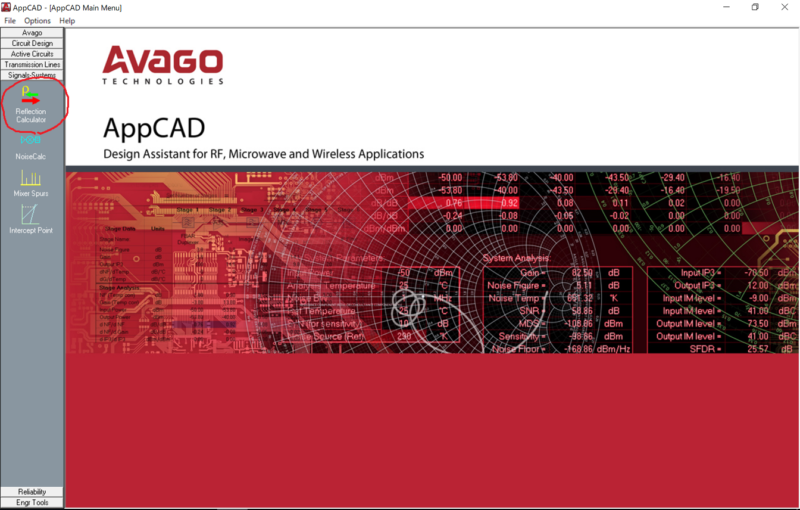 反射係数とVSWRの計算方法（AppCAD）｜EMC村の民
